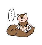 2回目登場！しっぽりす！（個別スタンプ：19）