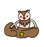 2回目登場！しっぽりす！（個別スタンプ：20）