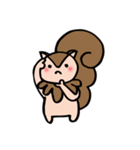 2回目登場！しっぽりす！（個別スタンプ：22）
