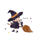 魔女子と黒猫（個別スタンプ：4）
