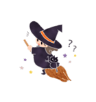 魔女子と黒猫（個別スタンプ：5）
