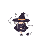 魔女子と黒猫（個別スタンプ：8）