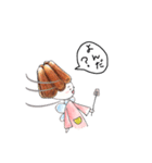 どうも、お菓子の妖精です。（個別スタンプ：11）