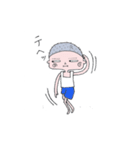 丸男と父の何もない日常（個別スタンプ：15）