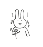 ゆるカワに描けなかったうさぎ（個別スタンプ：2）