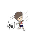 走れ！陸上長距離部！（個別スタンプ：24）