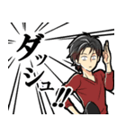 マイペース男子。（個別スタンプ：25）