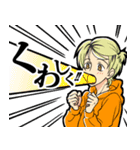 マイペース男子。（個別スタンプ：35）