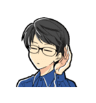 マイペース男子。（個別スタンプ：36）