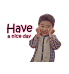 乱暴な少年 (English Version)（個別スタンプ：3）