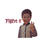 乱暴な少年 (English Version)（個別スタンプ：6）