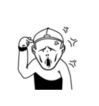 Over Gesture Capman（個別スタンプ：18）