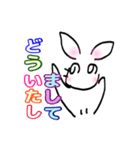 へのへのうさぎ（個別スタンプ：3）