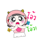 Hi！ My name is FaFa. ！（個別スタンプ：4）