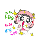 Hi！ My name is FaFa. ！（個別スタンプ：27）