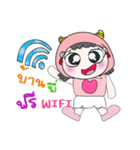 Hi！ My name is FaFa. ！（個別スタンプ：38）