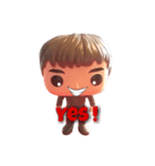 Brandon | The young men（個別スタンプ：4）