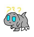 gray Dinosaur（個別スタンプ：3）