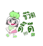 ^_^！！ My name is Nutji.. Frog. ！（個別スタンプ：6）