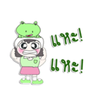 ^_^！！ My name is Nutji.. Frog. ！（個別スタンプ：7）