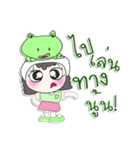 ^_^！！ My name is Nutji.. Frog. ！（個別スタンプ：10）