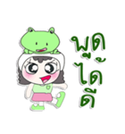 ^_^！！ My name is Nutji.. Frog. ！（個別スタンプ：27）