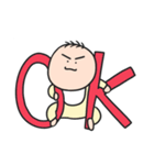 んけ！赤ちゃんスタンプで会話をはぐくむ（個別スタンプ：5）