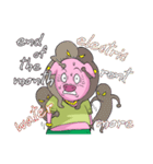 little piggy happy 2 english（個別スタンプ：13）