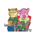little piggy happy 2 english（個別スタンプ：24）