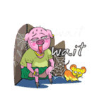 little piggy happy 2 english（個別スタンプ：30）