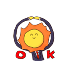 投資家コンビのアカくんツキくん（個別スタンプ：3）