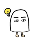 太眉メジェドさま～感情と方言編～（個別スタンプ：8）