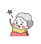 cute grandmother sticker.（個別スタンプ：3）