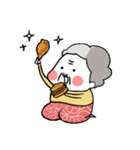 cute grandmother sticker.（個別スタンプ：10）