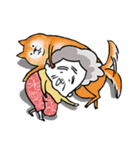 cute grandmother sticker.（個別スタンプ：32）