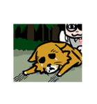 ロール犬のご勘弁を（個別スタンプ：3）