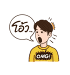 TALKLESS BOY ＆ HIS T-SHIRT（個別スタンプ：17）