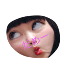 さきとももことホーちゃんのスタンプです（個別スタンプ：1）