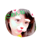 さきとももことホーちゃんのスタンプです（個別スタンプ：2）