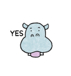 hippo stickers（個別スタンプ：23）