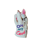 白ねこのにゃあ暮らし♪（個別スタンプ：11）