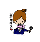 客室乗務員スタンプ（個別スタンプ：5）