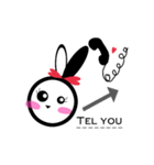 アモーレ_うさぎ（個別スタンプ：4）