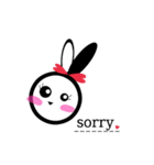 アモーレ_うさぎ（個別スタンプ：9）