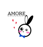 アモーレ_うさぎ（個別スタンプ：21）