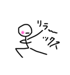 チーク棒人間（個別スタンプ：23）