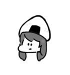 帽子をかむる乙女（個別スタンプ：3）