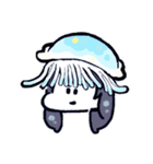 帽子をかむる乙女（個別スタンプ：8）