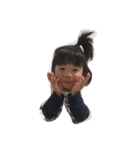 子どもの写真を使った3（個別スタンプ：4）