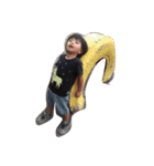 子どもの写真を使った3（個別スタンプ：7）